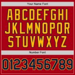 Custom Red Navy-Gold Bomber Full-Snap Varsity Letterman Hoodie Jacket Custom Red Navy-Gold Bomber Full-Snap Varsity Letterman Hoodie Jacket