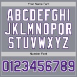 Custom Gray Purple-White Bomber Full-Snap Varsity Letterman Two Tone Hoodie Jacket Custom Gray Purple-White Bomber Full-Snap Varsity Letterman Two Tone Hoodie Jacket