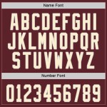 Custom Burgundy Cream-Black Hockey Jersey Custom Burgundy Cream-Black Hockey Jersey