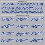 Custom Gray Royal Pinstripe White Two-Button Unisex Softball Jersey Custom Gray Royal Pinstripe White Two-Button Unisex Softball Jersey