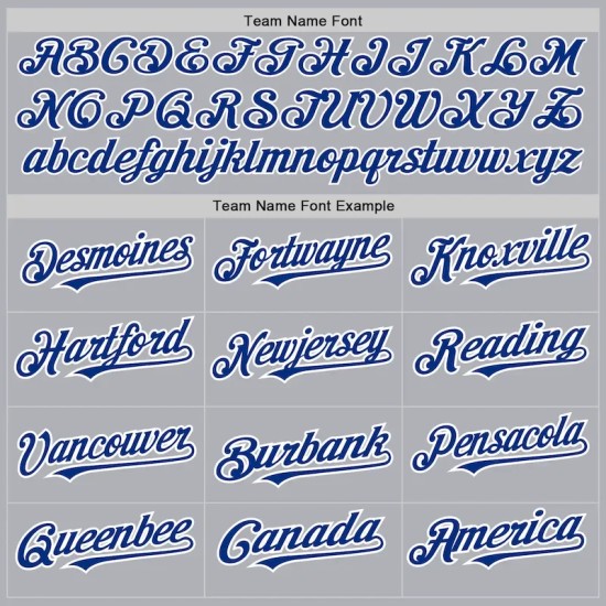 Custom Gray Royal Pinstripe White Two-Button Unisex Softball Jersey Custom Gray Royal Pinstripe White Two-Button Unisex Softball Jersey