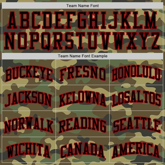 Custom Camo Black-Red Authentic Salute To Service Basketball Jersey Custom Camo Black-Red Authentic Salute To Service Basketball Jersey