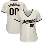 Custom Cream Navy-Old Gold Authentic Baseball Jersey Custom Cream Navy-Old Gold Authentic Baseball Jersey