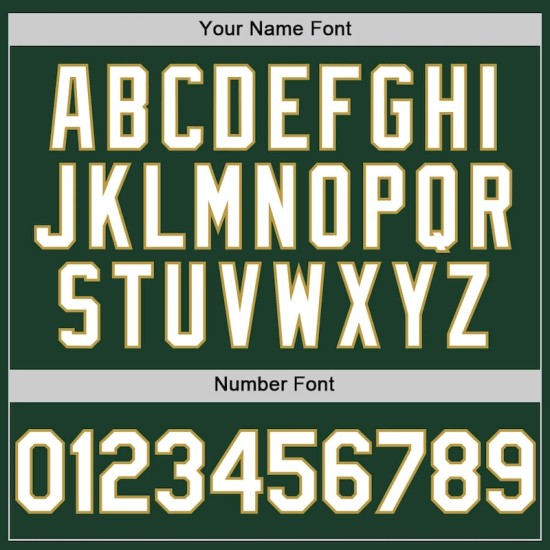 Custom Green White-Old Gold Authentic Sleeveless Baseball Jersey Custom Green White-Old Gold Authentic Sleeveless Baseball Jersey