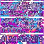 Custom Graffiti Pattern Purple-White 3D Words Authentic Basketball Shorts Custom Graffiti Pattern Purple-White 3D Words Authentic Basketball Shorts