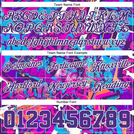 Custom Graffiti Pattern Purple-White 3D Words Authentic Basketball Shorts Custom Graffiti Pattern Purple-White 3D Words Authentic Basketball Shorts