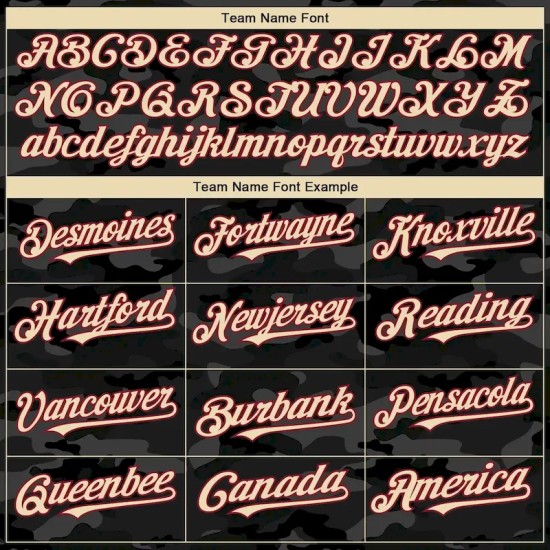 Custom Camo Cream-Crimson 3D American Flag Authentic Salute To Service Baseball Jersey Custom Camo Cream-Crimson 3D American Flag Authentic Salute To Service Baseball Jersey