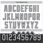 Custom White Gray-Black 3D Brain Cancer Ribbon Authentic Baseball Jersey Custom White Gray-Black 3D Brain Cancer Ribbon Authentic Baseball Jersey