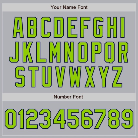 Custom Gray Navy Pinstripe Neon Green Two-Button Unisex Softball Jersey Custom Gray Navy Pinstripe Neon Green Two-Button Unisex Softball Jersey