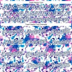 Custom Graffiti Pattern White-Royal 3D Abstract Watercolor Authentic Baseball Jersey Custom Graffiti Pattern White-Royal 3D Abstract Watercolor Authentic Baseball Jersey