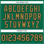 Custom Kelly Green Old Gold-Black Authentic Sleeveless Baseball Jersey Custom Kelly Green Old Gold-Black Authentic Sleeveless Baseball Jersey